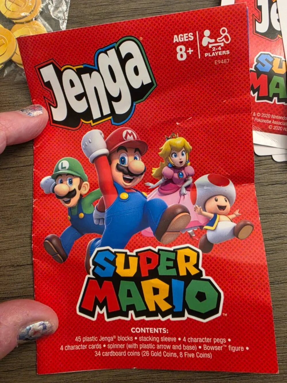 Super Mario Jenga Game